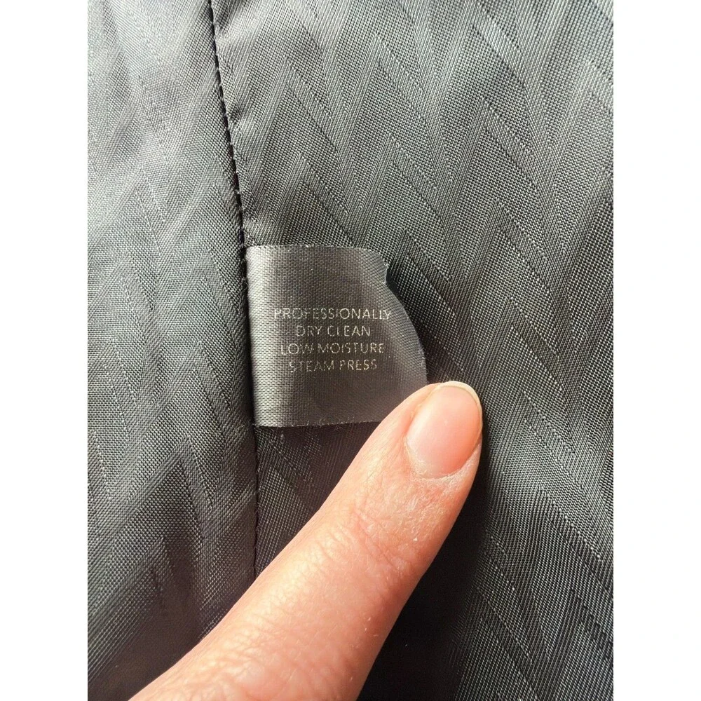 Michael Michael Kors Wool‎ Hooded Coat Women's Size 10 Black Double Breasted